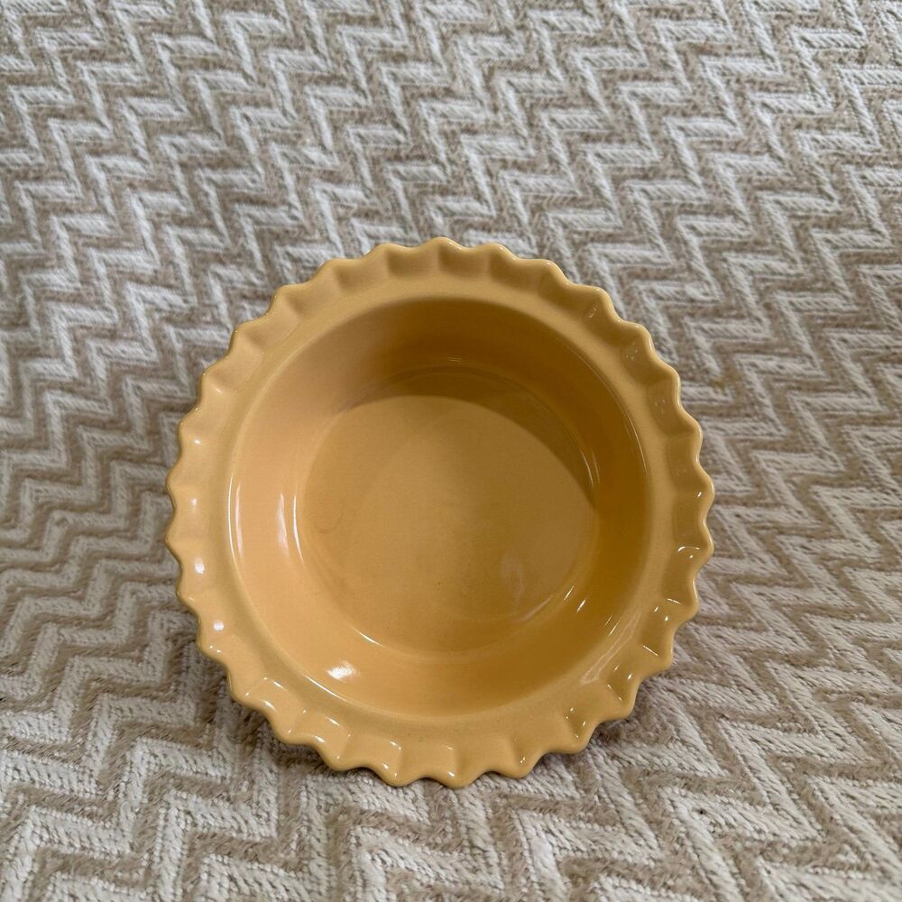 Vintage Chantal 5” 1.5 Cup Individual Pie Dish Scalloped Edge Stoneware